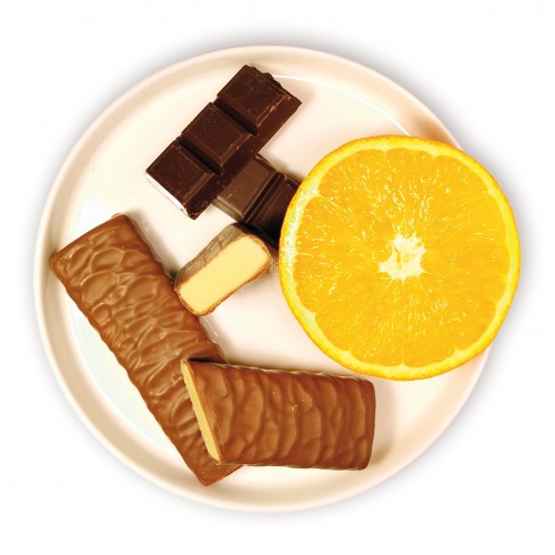 Barres tendre chocolat orange. Barres tendre chocolat orange.